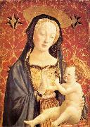 DOMENICO VENEZIANO Madonna and Child drre oil